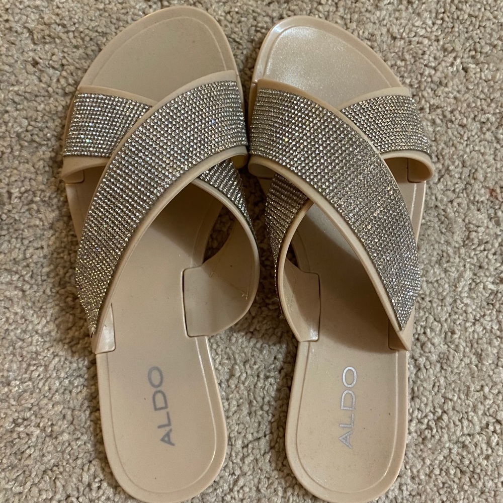 Aldo sparkle sandals